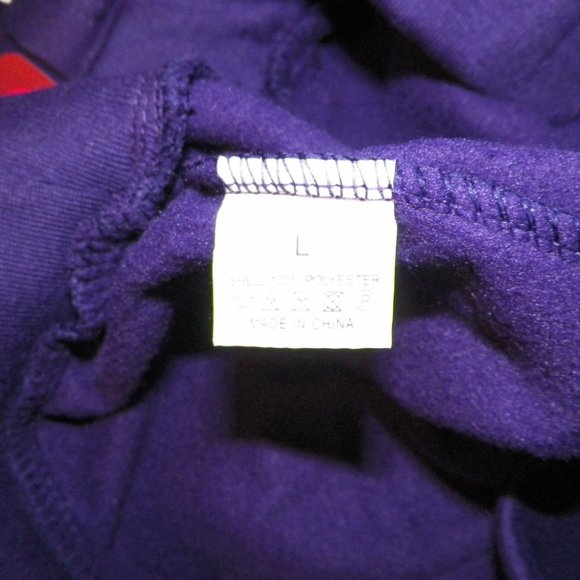 NWT Jrs 2PC Purple Jog Set Flare Pants Zip Up Hoodie Swalosky - Picture 10 of 10